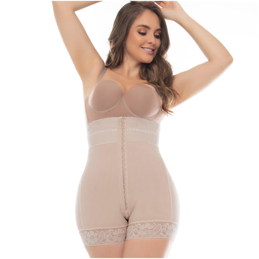 UpLady 6204 Butt Lifter Mid Thigh Shapewear Tummy Control Shorts
