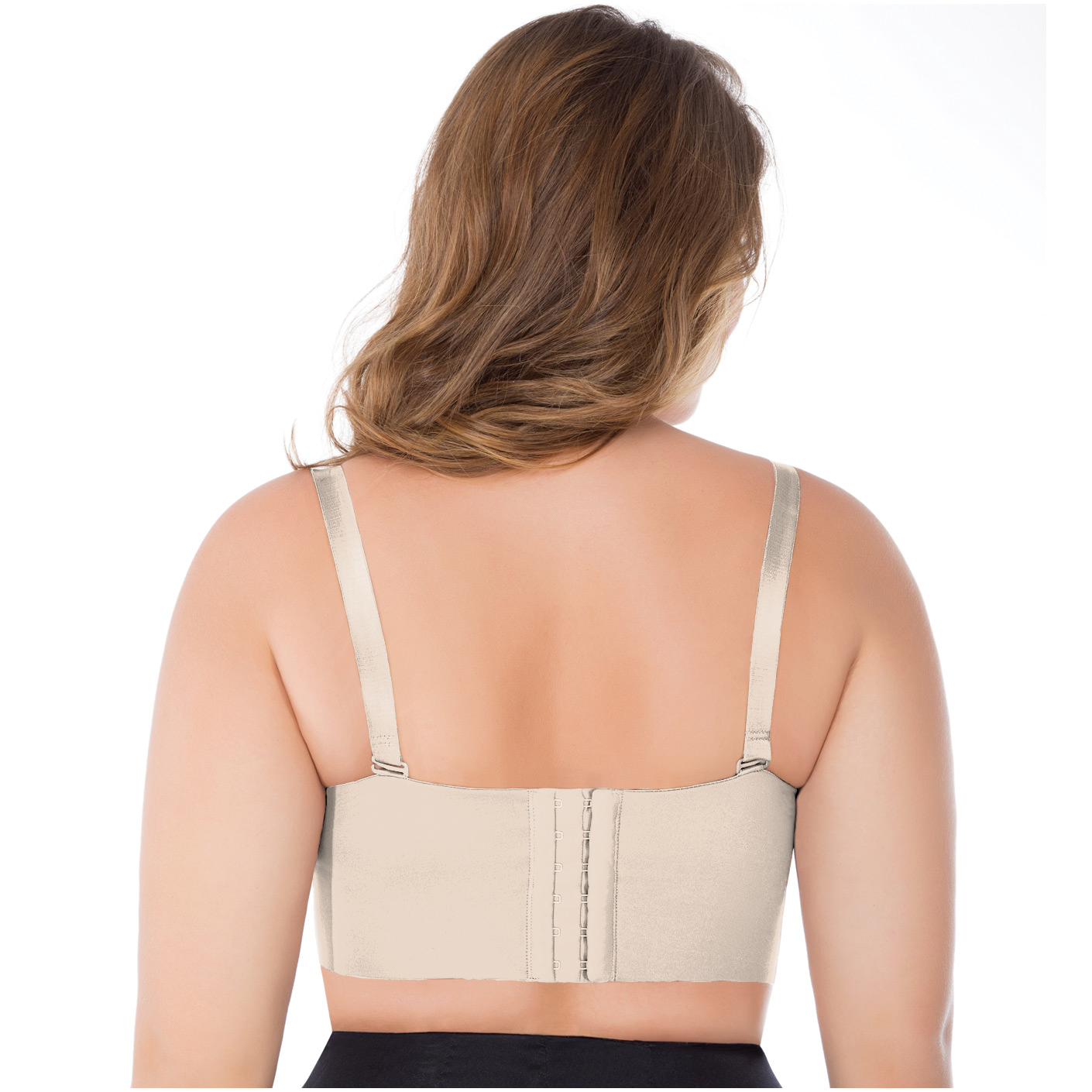 Uplady 8034 Strapless Firm Control Bra for Women Powernet