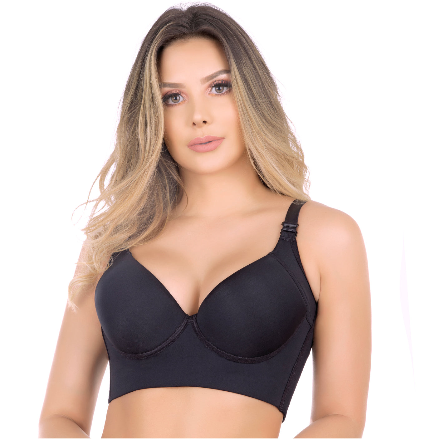 UpLady 8532 Women High Compression  Extra Firm Full Cup Push Up Bra Powernet